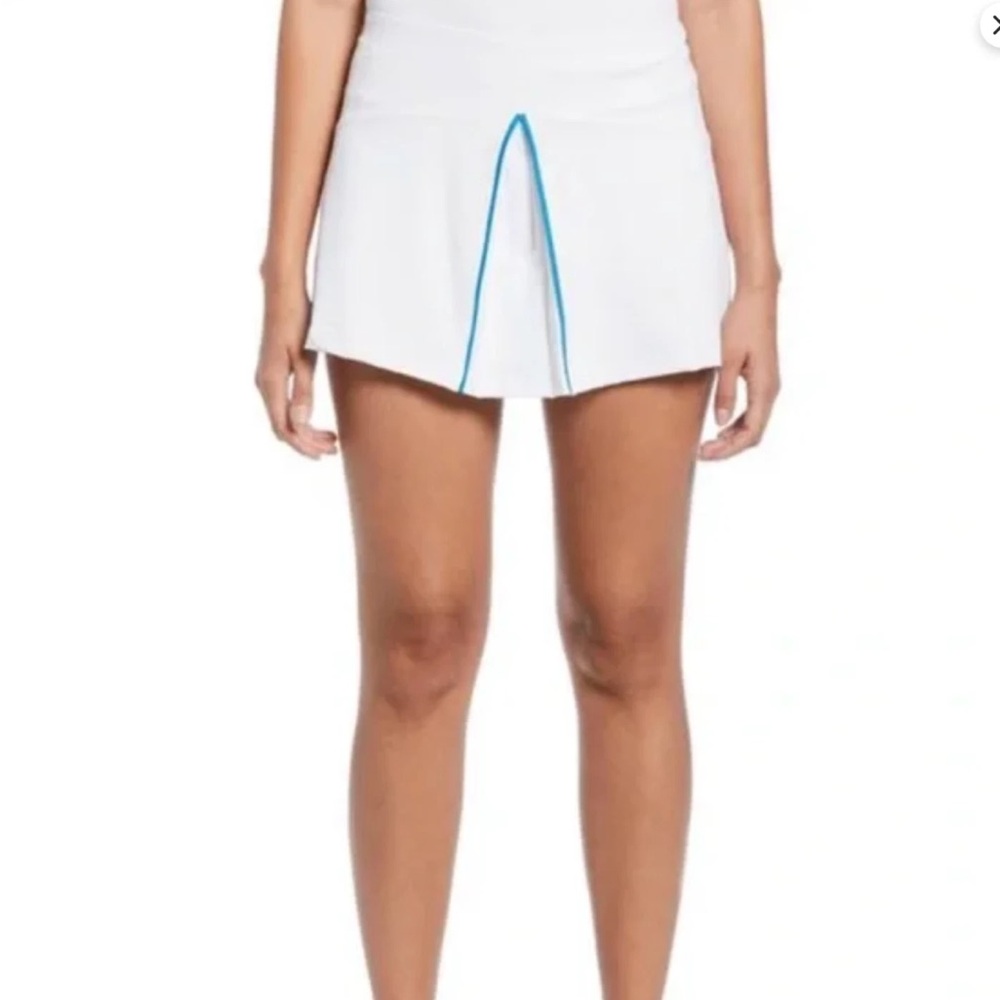 Original Penguin White Skort with Blue Trim